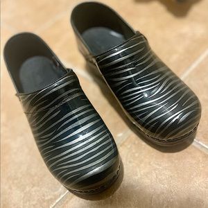 Sanita The Original Danish Clog Zebra Print 35